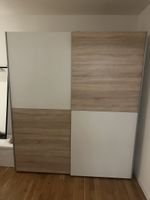 Schrank mit Schiebetüren, Holz/Weiss, Top Zustand!