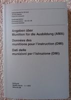 Angaben Ausbildungsmunition der Schweizer Armee