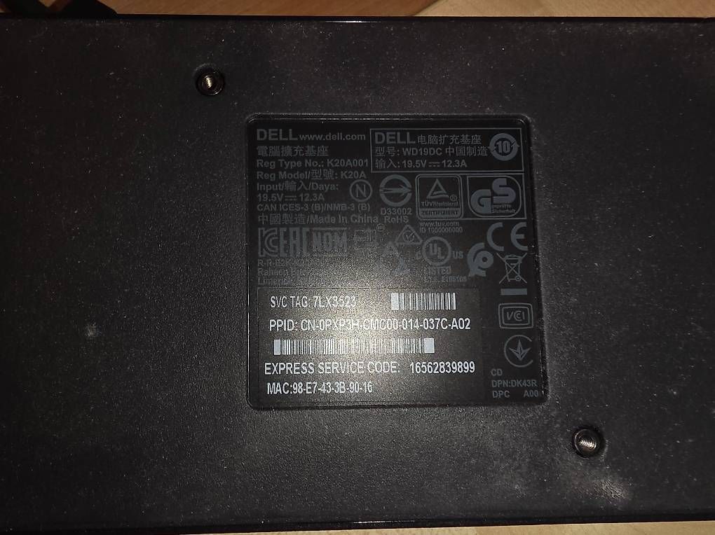 Dockingstation: Dell Docking Station WD19DC – Gebraucht aus Libingen von tho_ku 3