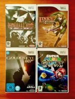 Nintendo Wii Set 4 Games (Mario Zelda Resident Evil 007) TOP