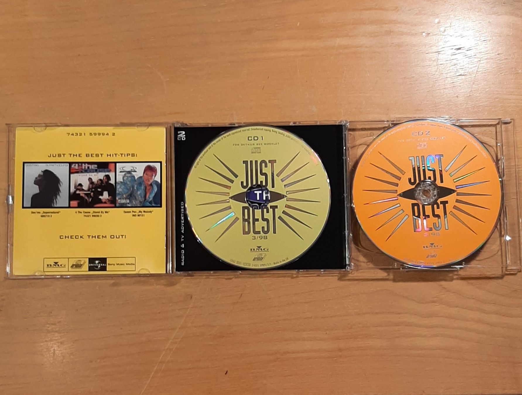 CD: Just The Best Vol. 3-98, 2CD Hit Compilation Sampler 1998 – Usato da Schönenberg TG venduto da breiti12 2