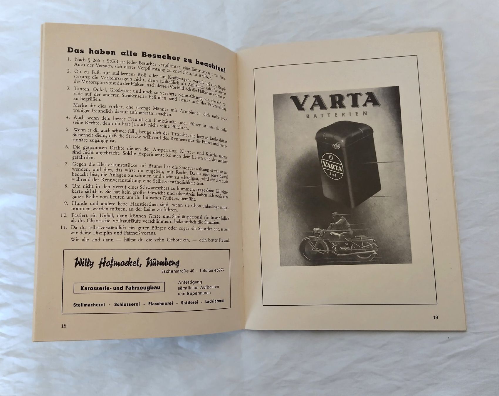 Libri: Motorradrennen 1950 Nürnberg, Programmheft (Reprint) – Nuovo (secondo la descrizione) da Bellach venduto da JingleJerry 4