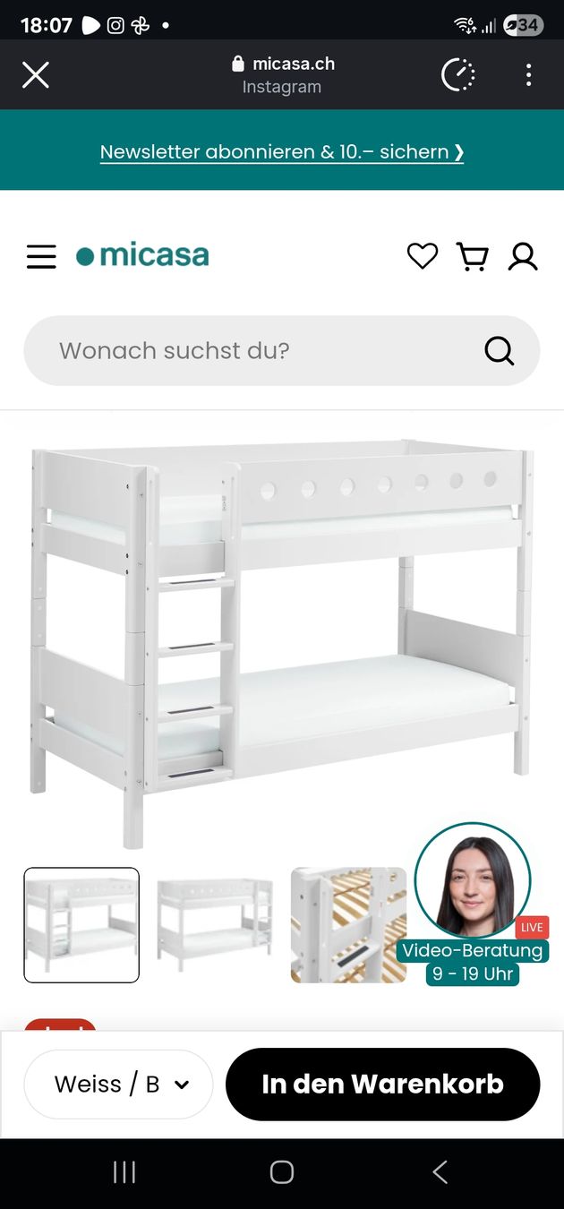 Letti: 4 verschiedene Modelle von FLEXA weiss 90x200cm – Usato da Tann venduto da dan_dzf8 6