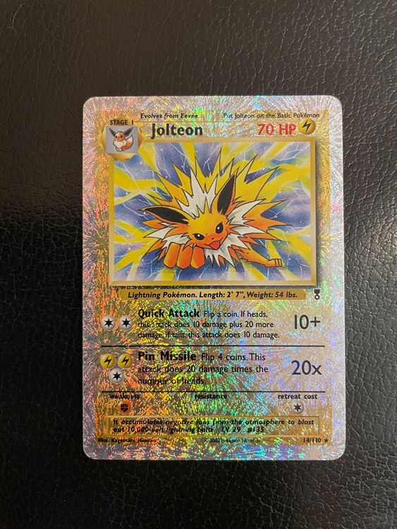 Legendary Collection Jolteon rare reverse 14/110 Ab 1 Kaufen auf Ricardo