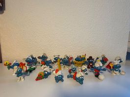 Schlumpfsammlung aus den 80er Jahren