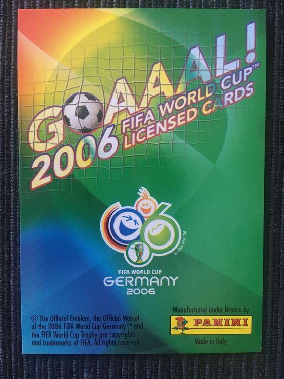 Carte Panini GOAAAL! Lionel Messi Rookie 2006 – PSA 8, Coupe Du Monde, Argentine #106