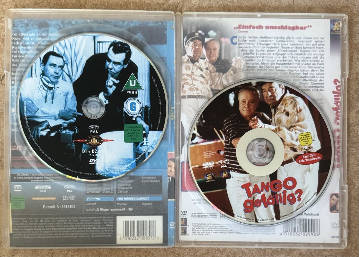 Tutti i DVDs: DER GLÜCKSPILZ UND TANGO GEFÄLLIG ? – Nuovo (secondo la descrizione) da Dietikon venduto da AndreaSch01 2