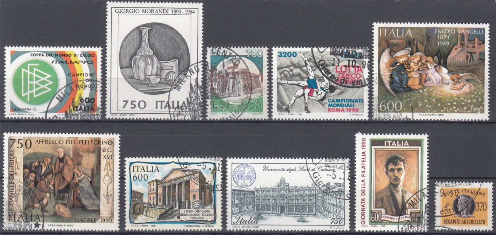 Tutti i francobolli: Italien 1990 mit ET – Usato da Bürglen TG venduto da StampGraf 5