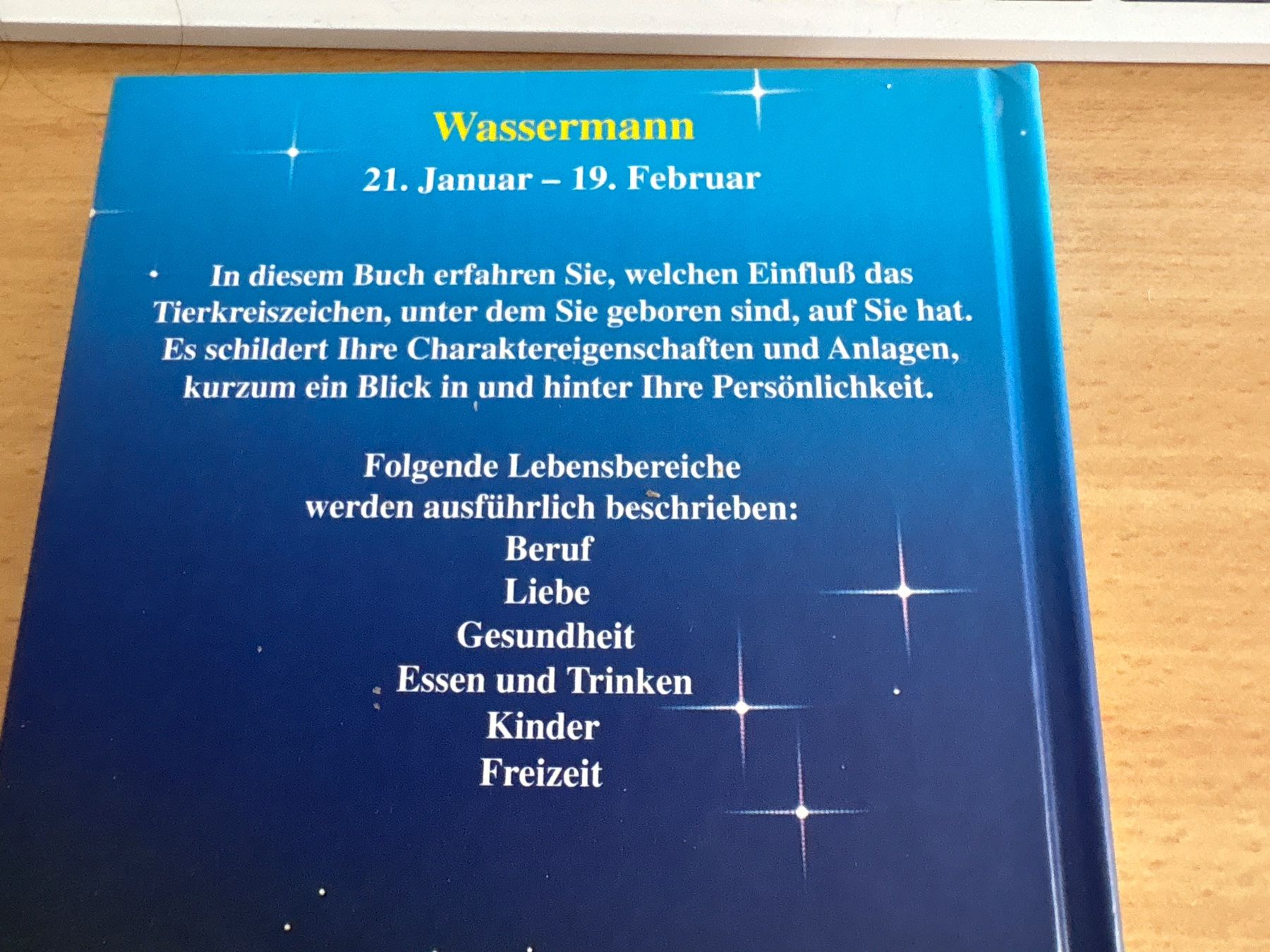 Livres: Buch Sternzeichen Wassermann Michel Wagner – D'occasion à Ibach par lisch3 1