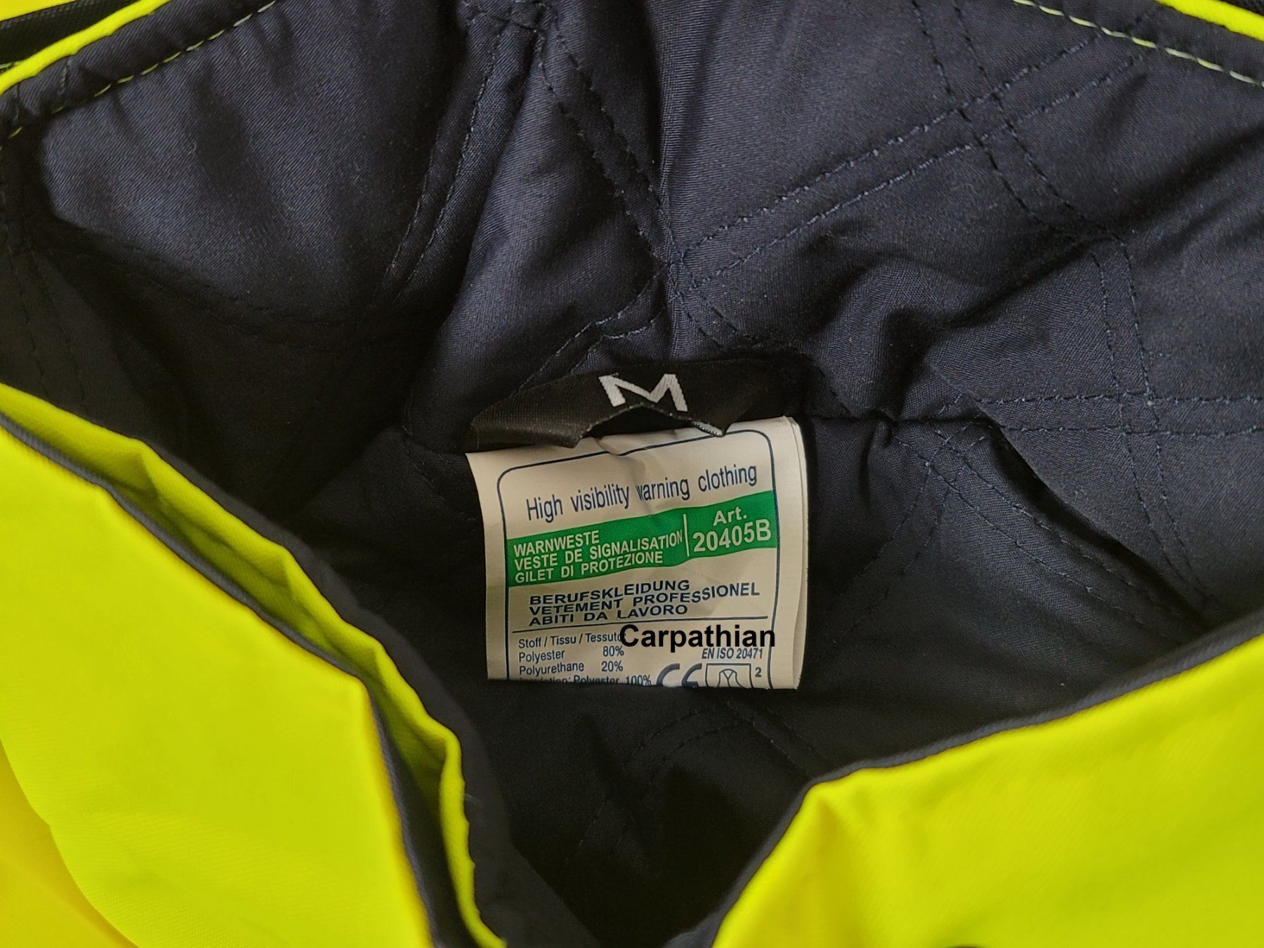 Jacken: Regen-Sicherheitswarnjacke Grösse M **TOP ANGEBOT** – Neu (gemäss Beschreibung) aus Unterlunkhofen von Carpathian 5