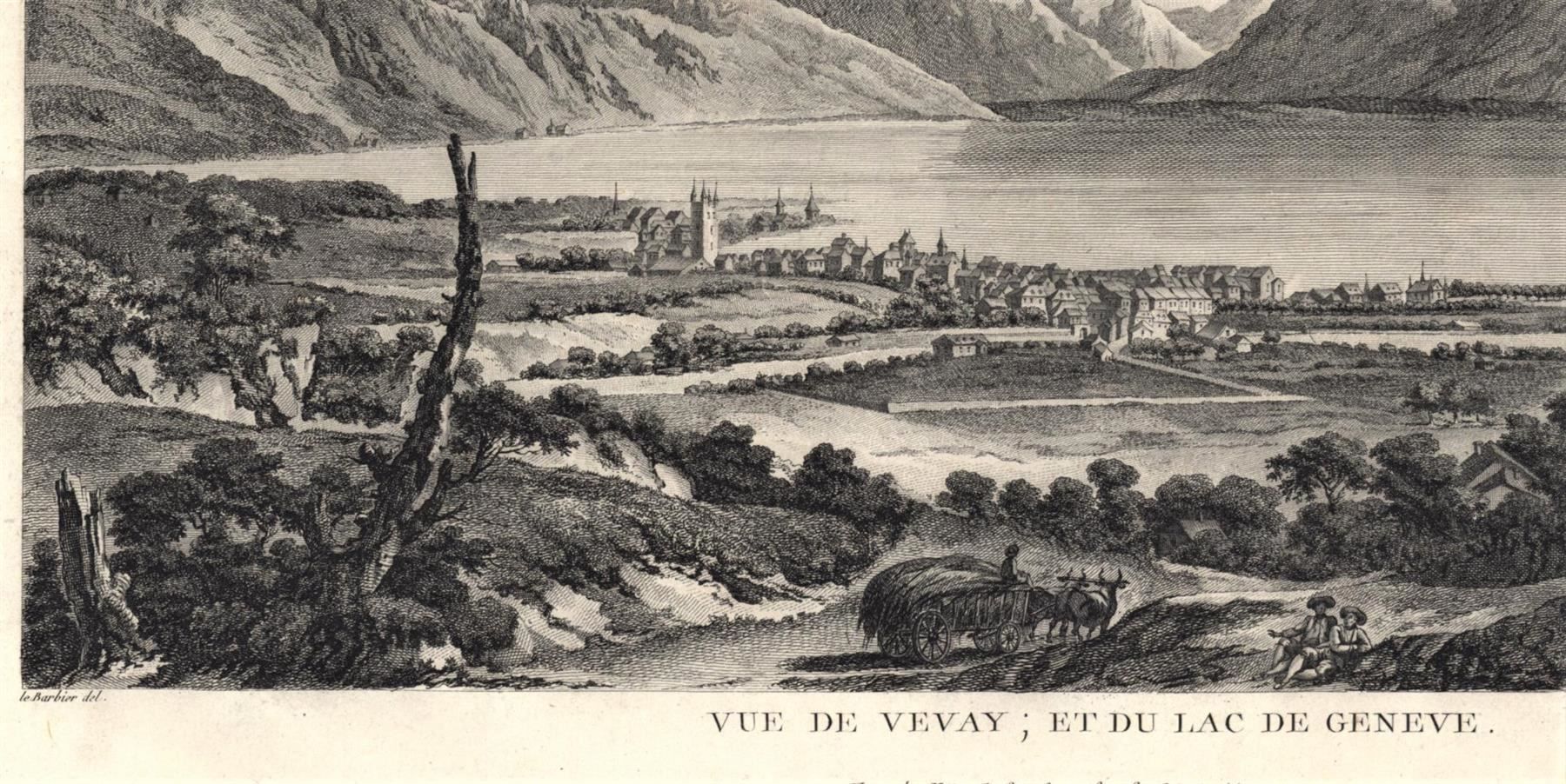 Incisioni: Vevey Originalkupferstich 1780 – Usato da Rafz venduto da Helvet32 1