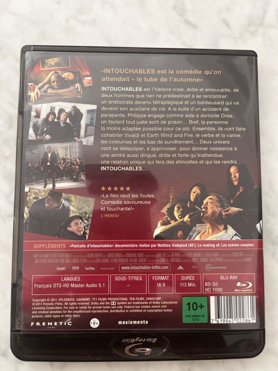Alle DVDs: DVD BLU-RAY Intouchable  – Gebraucht aus Biel/Bienne von lux2000 2