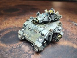 Warhammer 40k Baal Predator Space Marine Tank well painted
