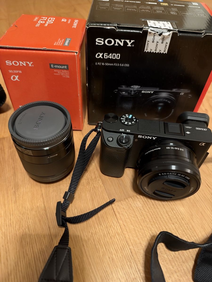 Sony Kamera: Sony A6400 + 2 Sony Objektive + Sony  Tasche – Neu (gemäss Beschreibung) aus Thalwil von dandumitru77 1