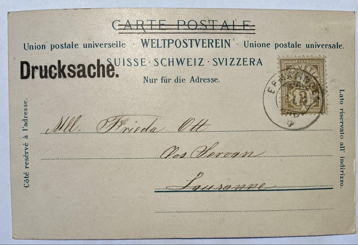 Cartoline postali: Alte Ansichtskarte Ermatingen, Thurgau – Usato da Riehen venduto da Tignanello1 1