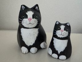schönes Katzen 🐈‍⬛ Paar - DEKO für Liebhaber / Fan‘s