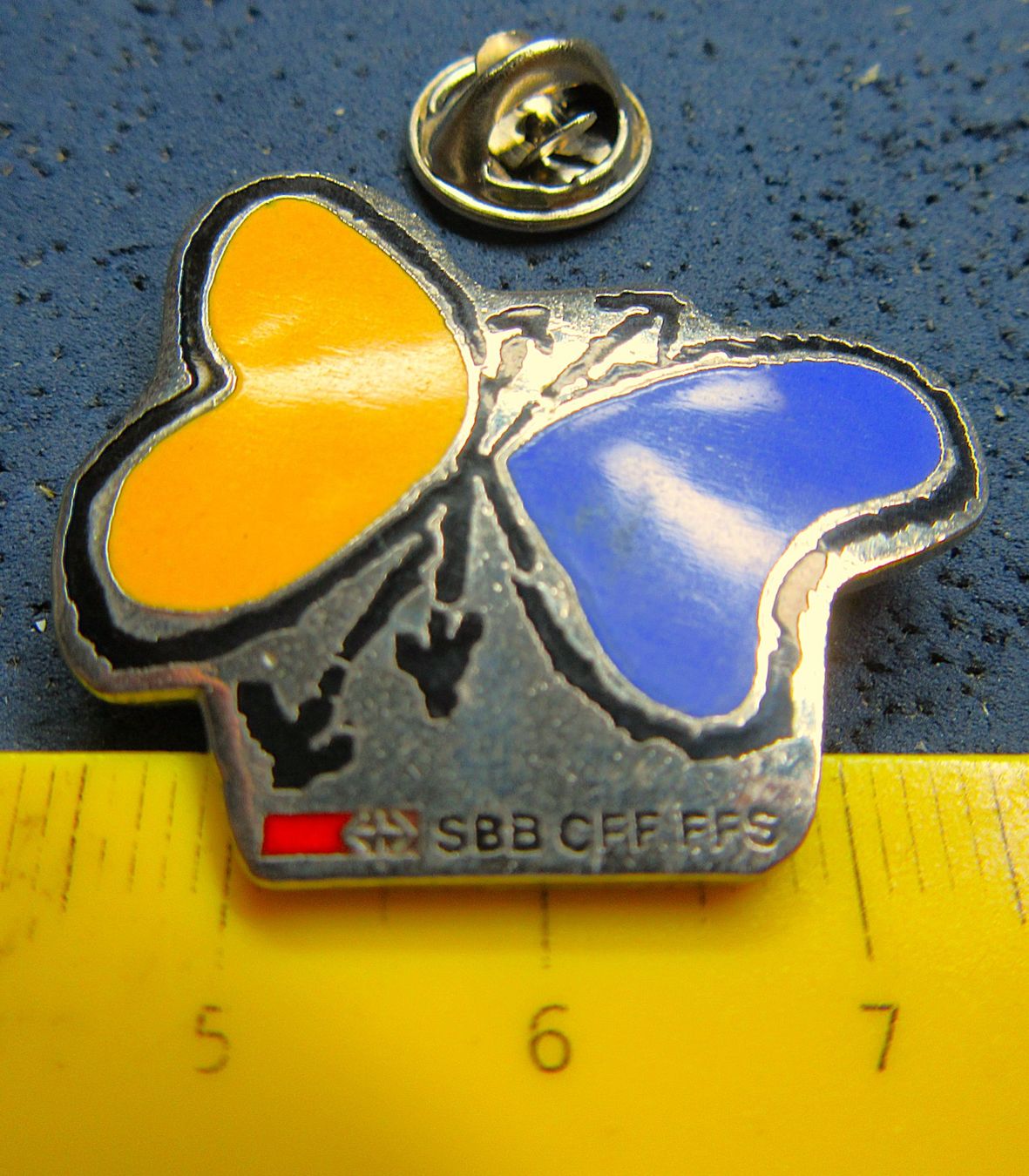 SBB/CFF/FFS Placchette & Badge: SBB CFF FFS BAHN ZUG PIN – Usato da Ettingen venduto da Hausi4711