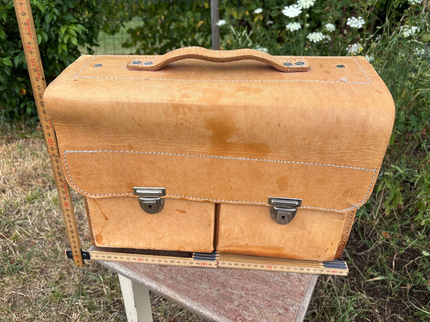 Sacs: schöne Vintage Ledertasche – D'occasion à Feldbach par Olive1 9