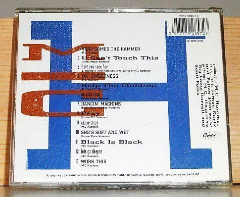 CD: M.C. Hammer- Please Don't Hurt 'em- inc."U Can't Touch This" – Usato da Unterbäch venduto da buqiq 1