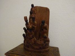 Baumstamm Krippe / Afrika