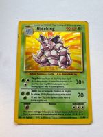 Nidoking Pokemon Karte - 1.st Edition 1995!