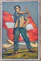 Bundesfeierkarte 1912 Sierre