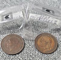 2× ONE PENNY 1931 Roi GEORGES V