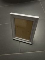 Schicker Bilderrahmen, Vintage, Holzoptik, grau