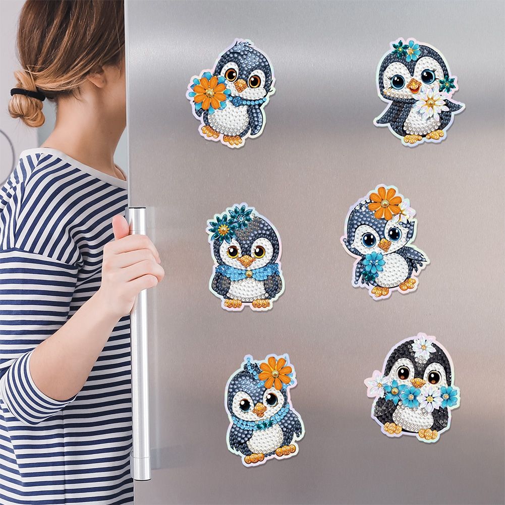 Kit bricolage: Diamant Malerei Sticker Set, Pinguine, DIY – Nuovo e nell'imballaggio originale da Romanshorn venduto da pfimex 1