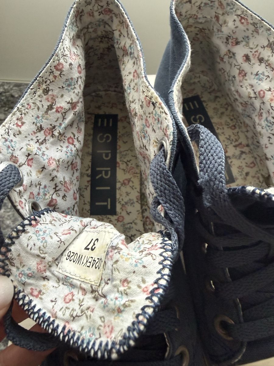 Esprit Scarpe da donna: Sneakers Esprit, blu con zeppa, taglia 37 – Usato da Roveredo GR venduto da ang_cc9l 3