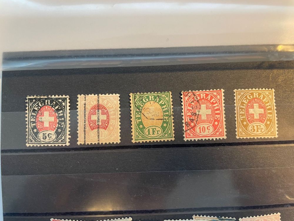 Telegraphen Marken Lot Kaufen auf Ricardo