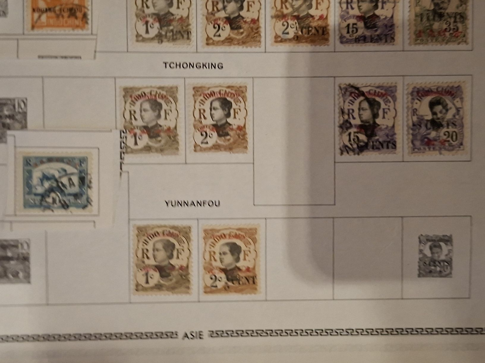 Tutti i francobolli: Lot Inido Chine  – Usato da Balgach venduto da SIMEON27 1