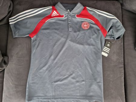 Dänemark Polohemd adidas NEU Grösse L Fussball Trikot
