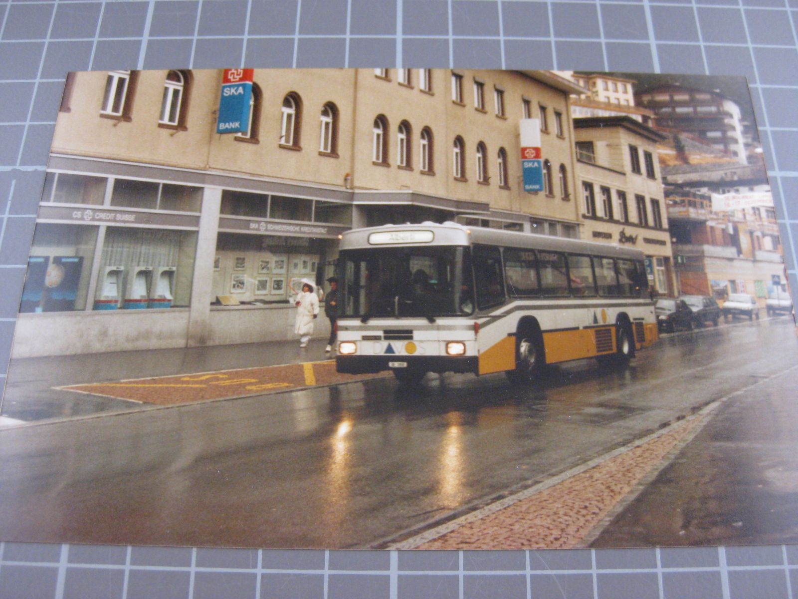 Ansichtskarten: Echtfoto Ortsbus Davos – Gebraucht aus Malters von Marosko