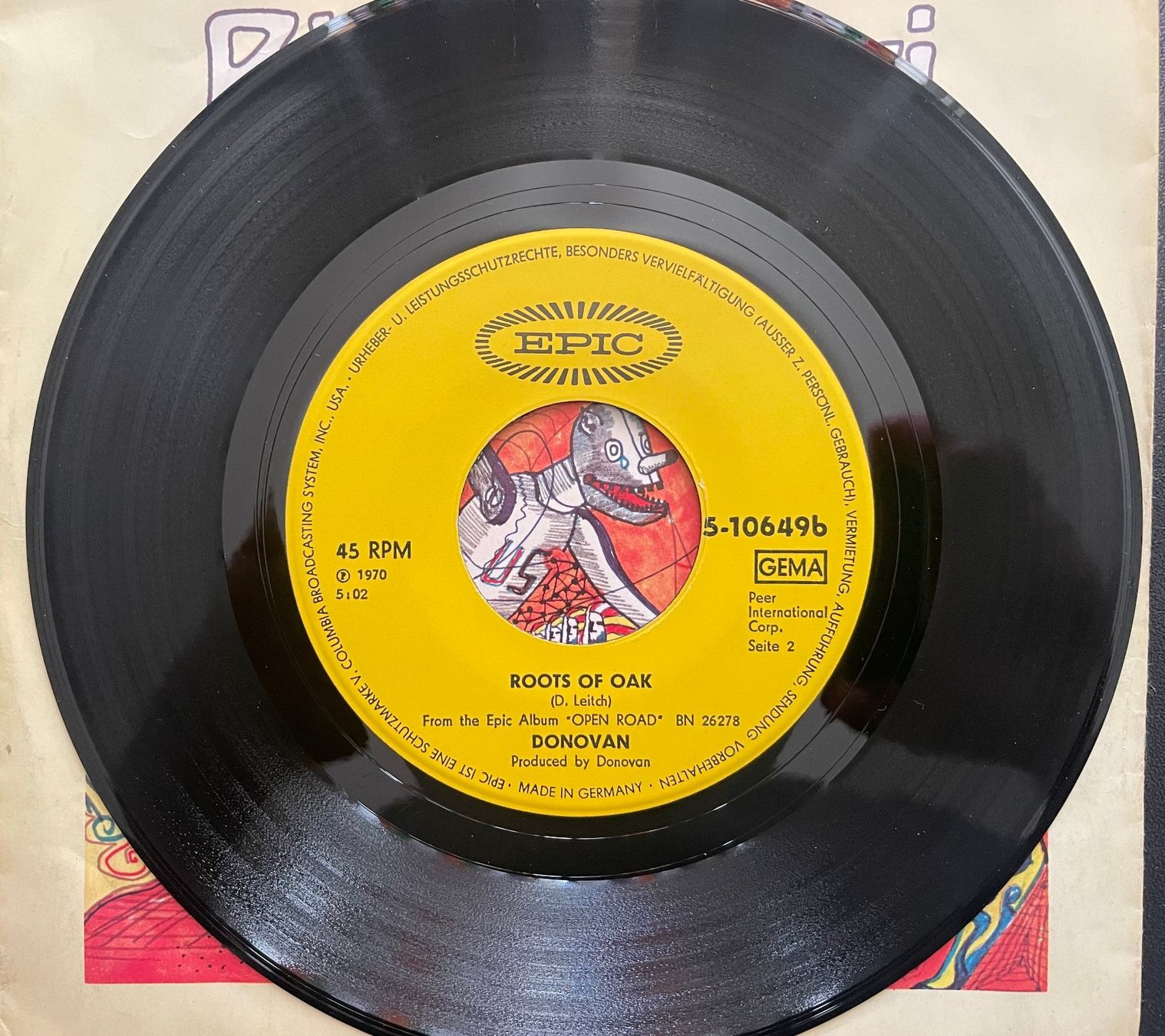 Dischi in vinile: 7", Donovan, Riki Tiki Tavi, D – Usato da Kleinlützel venduto da Vinylspezi 3