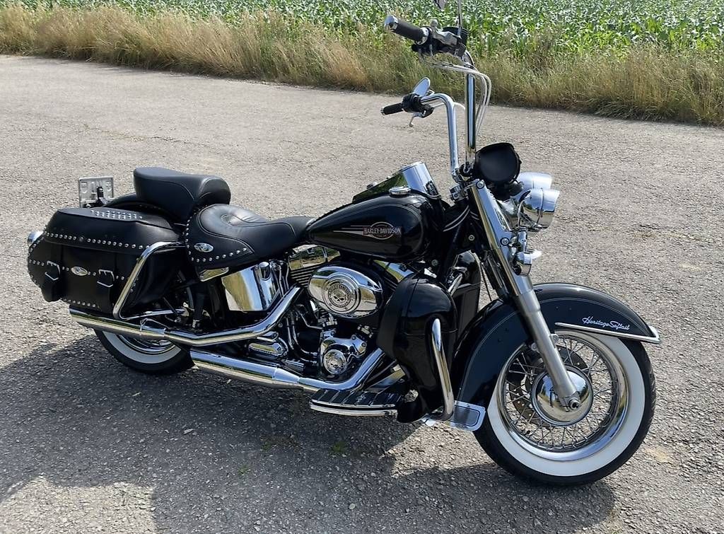 Chopper: Harley Davidson FLSTCI Softail – Usato da Reverolle venduto da Fmanca 3