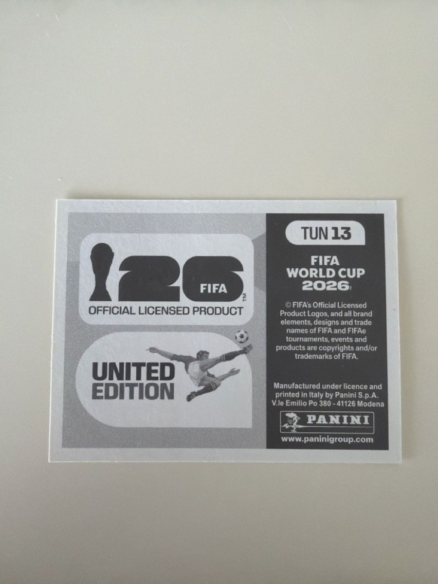 Panini Carte collezionabili: Panini FIFA 2026 - TUN 13  – Nuovo (secondo la descrizione) da Nyon venduto da Alex017 1