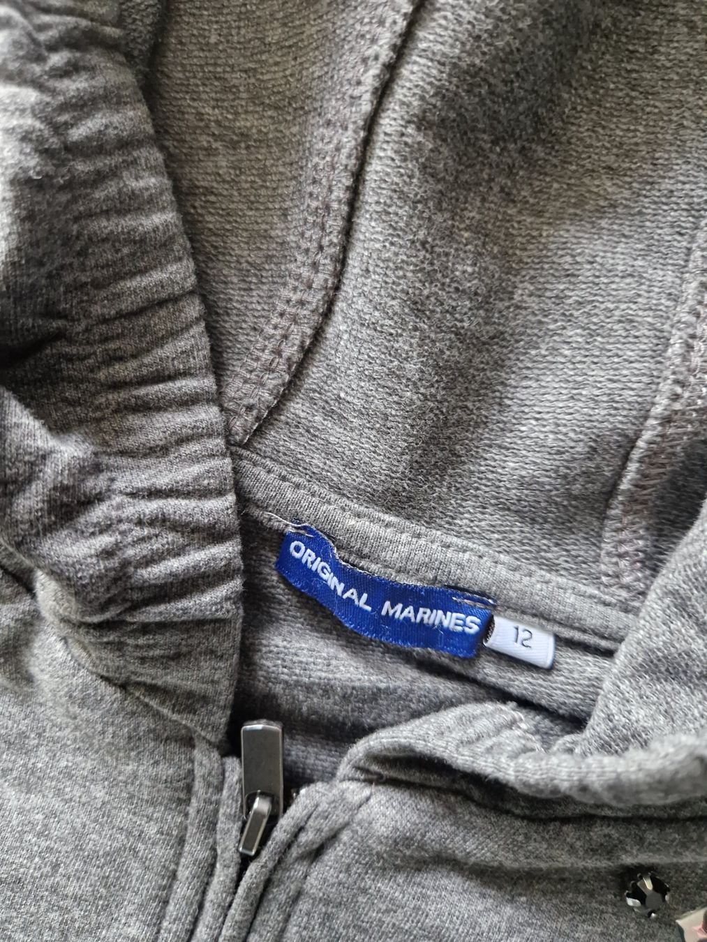 Giacche & Cappotti: ORIGINAL MARINES Sweatjacke grau gr.12Jahre – Usato da Mezzovico venduto da maemy 2