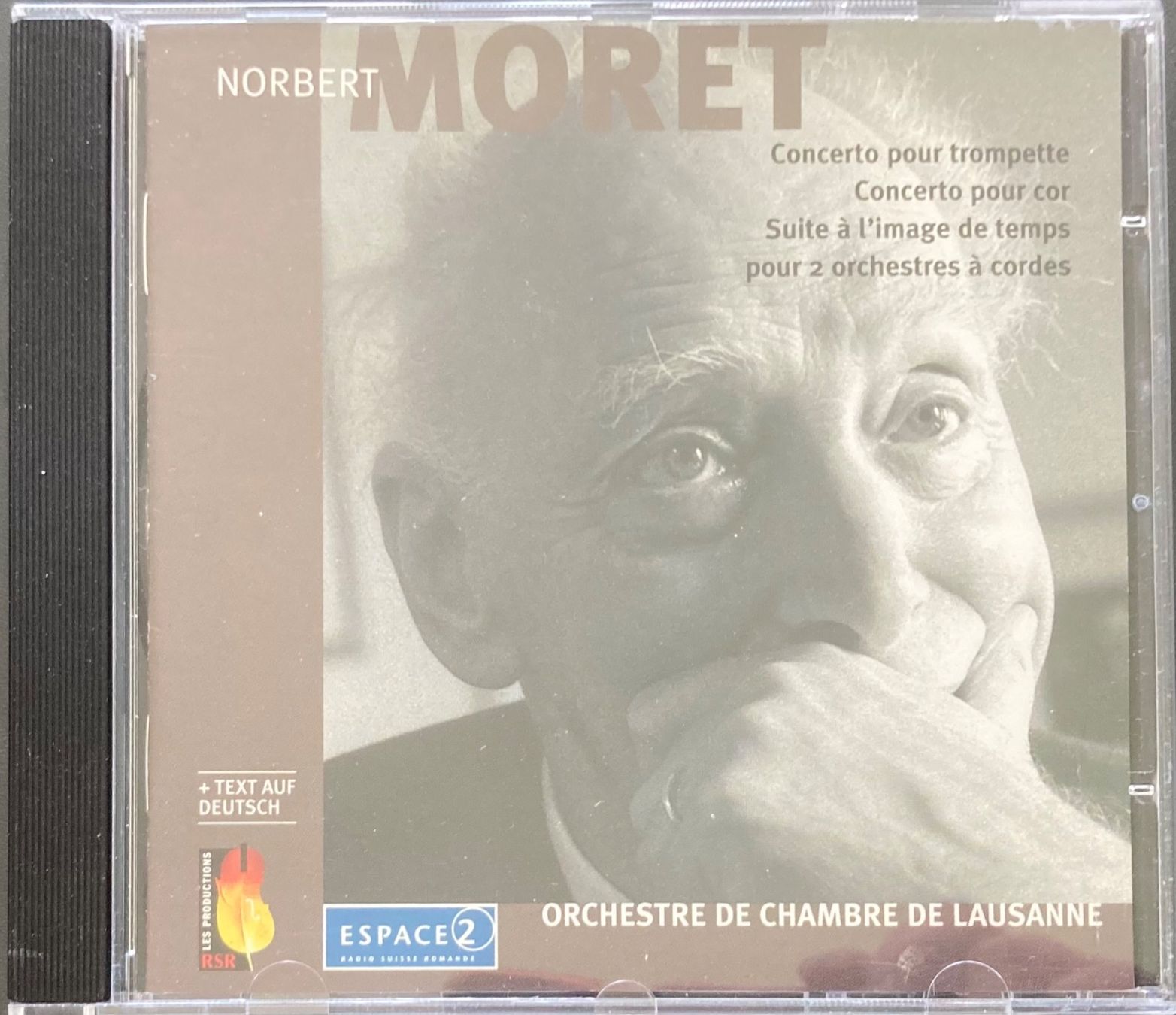 CD: NORBERT MORET..... - CONCERTO POUR TROMPETTE..... – Usato da Poliez-Pittet venduto da Newtown-Records