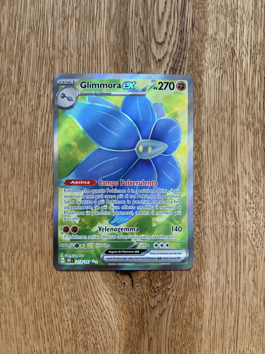 Pokémon Carte collezionabili: Glimmora ex OBF IT 213/197 – Nuovo (secondo la descrizione) da Celerina venduto da vyn_90