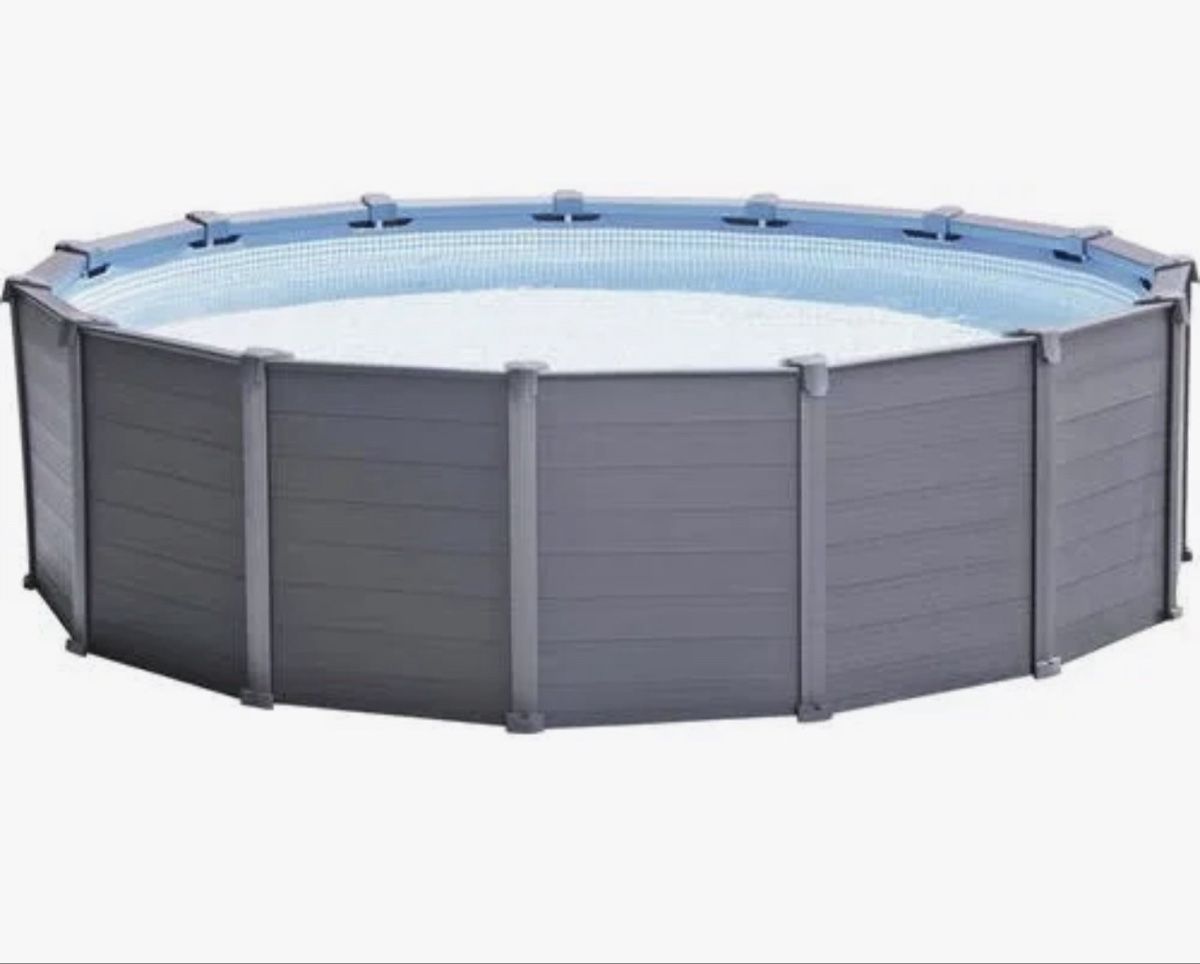 Intex Piscine: Intex Pool Graphite 4.78 x 1.24 – Usato da Bellach venduto da Swissboy00