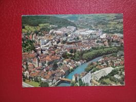 Baden Aargau wohl Flugaufnahme 1967 mit ABB Areal
