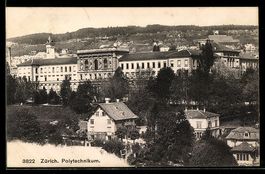 Zürich, Polytechnikum mit Umgebung aus 