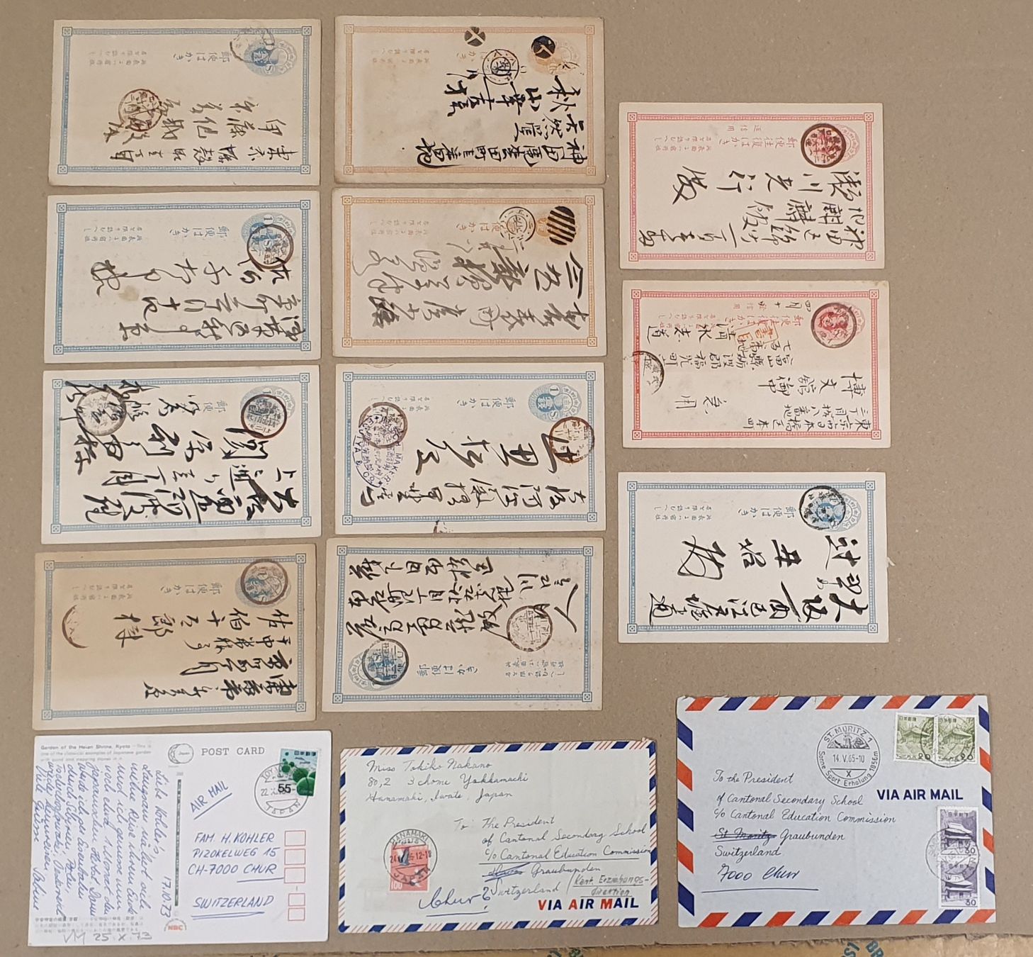 Tutti i francobolli: Lot Karten und Briefe Japan – Usato da Kreuzlingen venduto da Rschweiz1