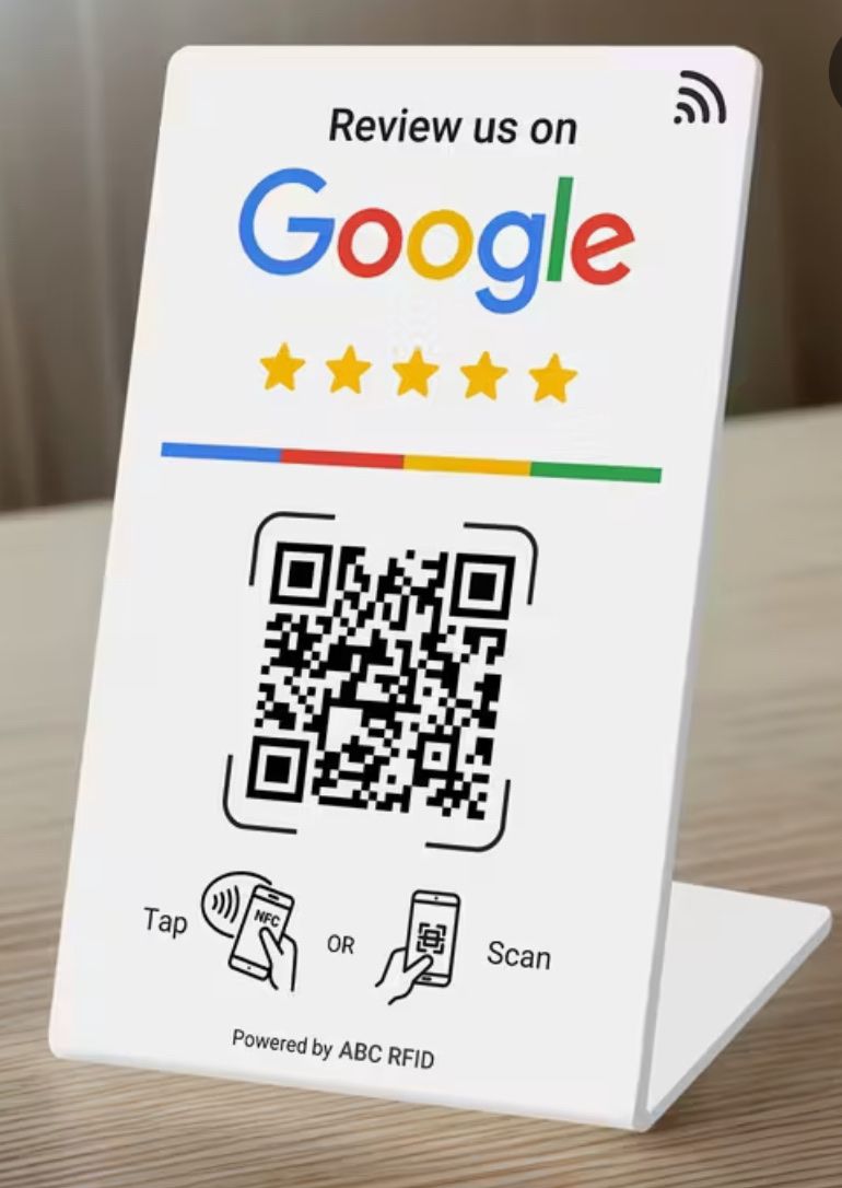 Google Review Bewertungs-Aufsteller, QR-Code, Herbstneu! (Neu und ...