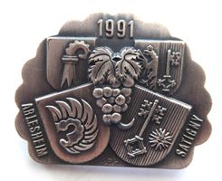 Plakette Arlesheim Satigny 1991 S