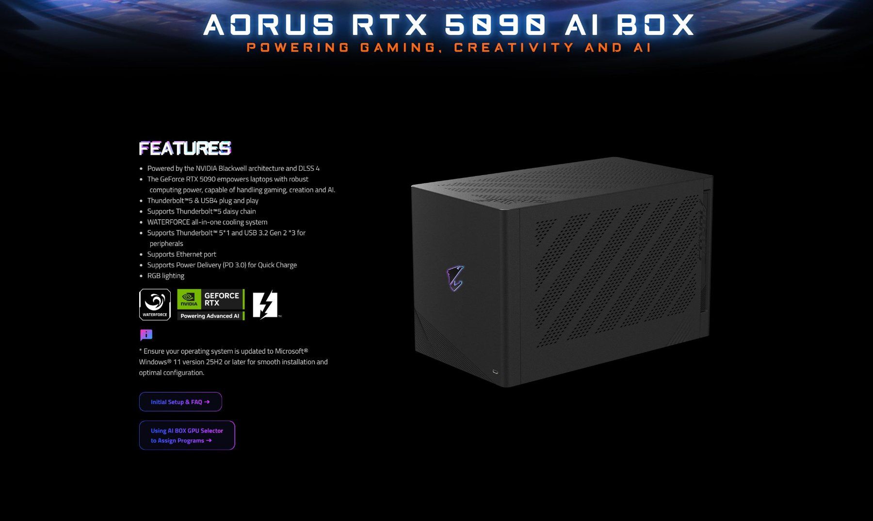 Nvidia Schede grafiche: Gigabyte AORUS RTX 5090 AI BOX – Nuovo e nell'imballaggio originale da Wettingen venduto da Schabernack_sam 6