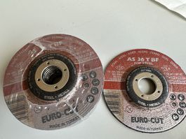 neue 10er Trennscheibe für Stahl, Aussen 115mm, Bohrung 22mm