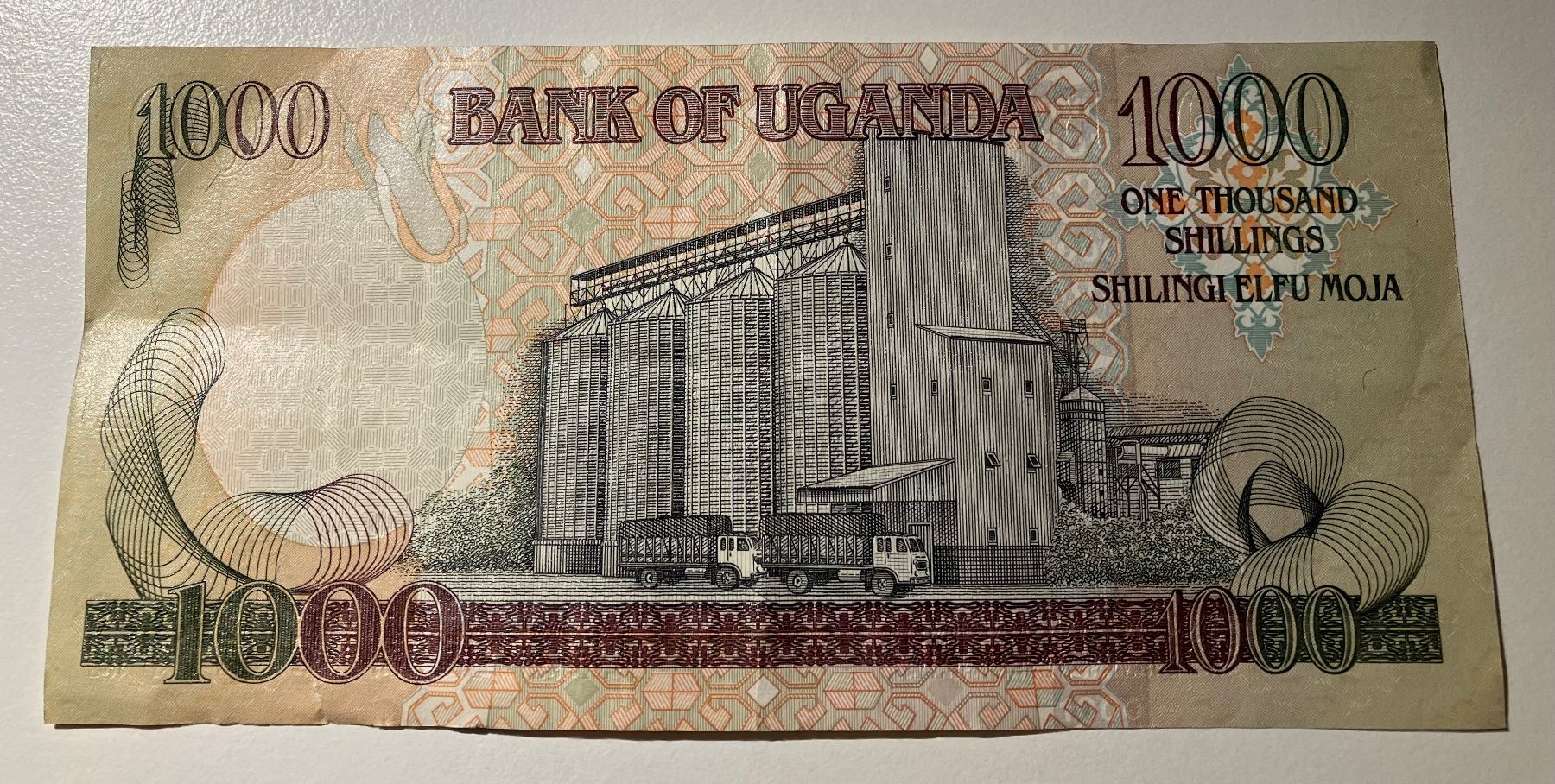 Banconote: Uganda 1000 Shillings 2009 – Usato da Algetshausen venduto da Carrhard 1
