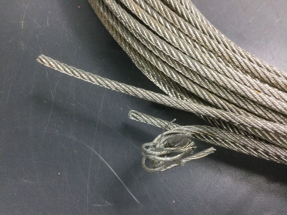 Tutti gli attrezzi: Gebrauchtes 4,0mm Edelstahl-Drahtseil – Usato da Wangen SZ venduto da kuriosum12 1